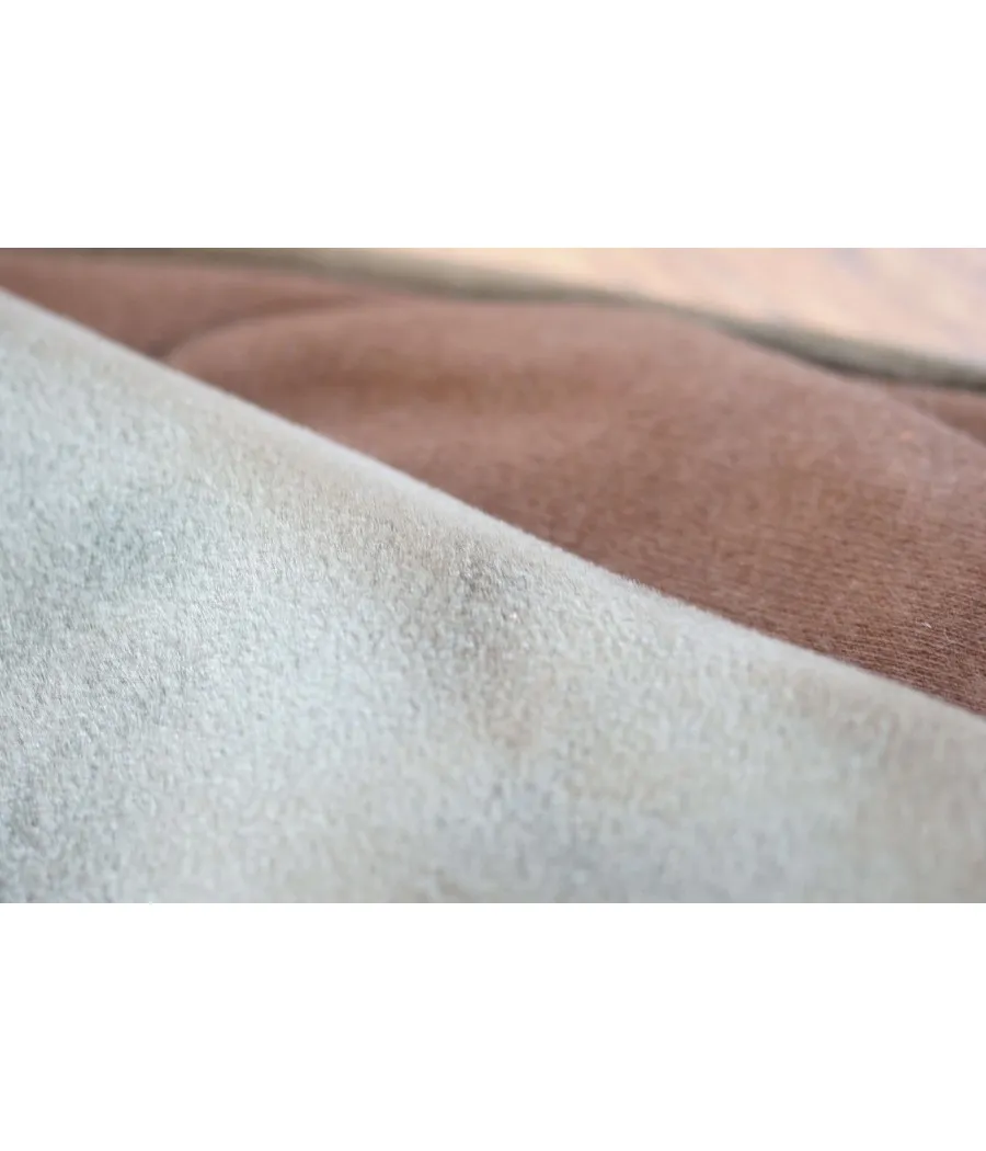 SANTAIA GANTS VELOURS CHAUD DOUX BOUTONS VERT KAKI CHIC MILITAIRE