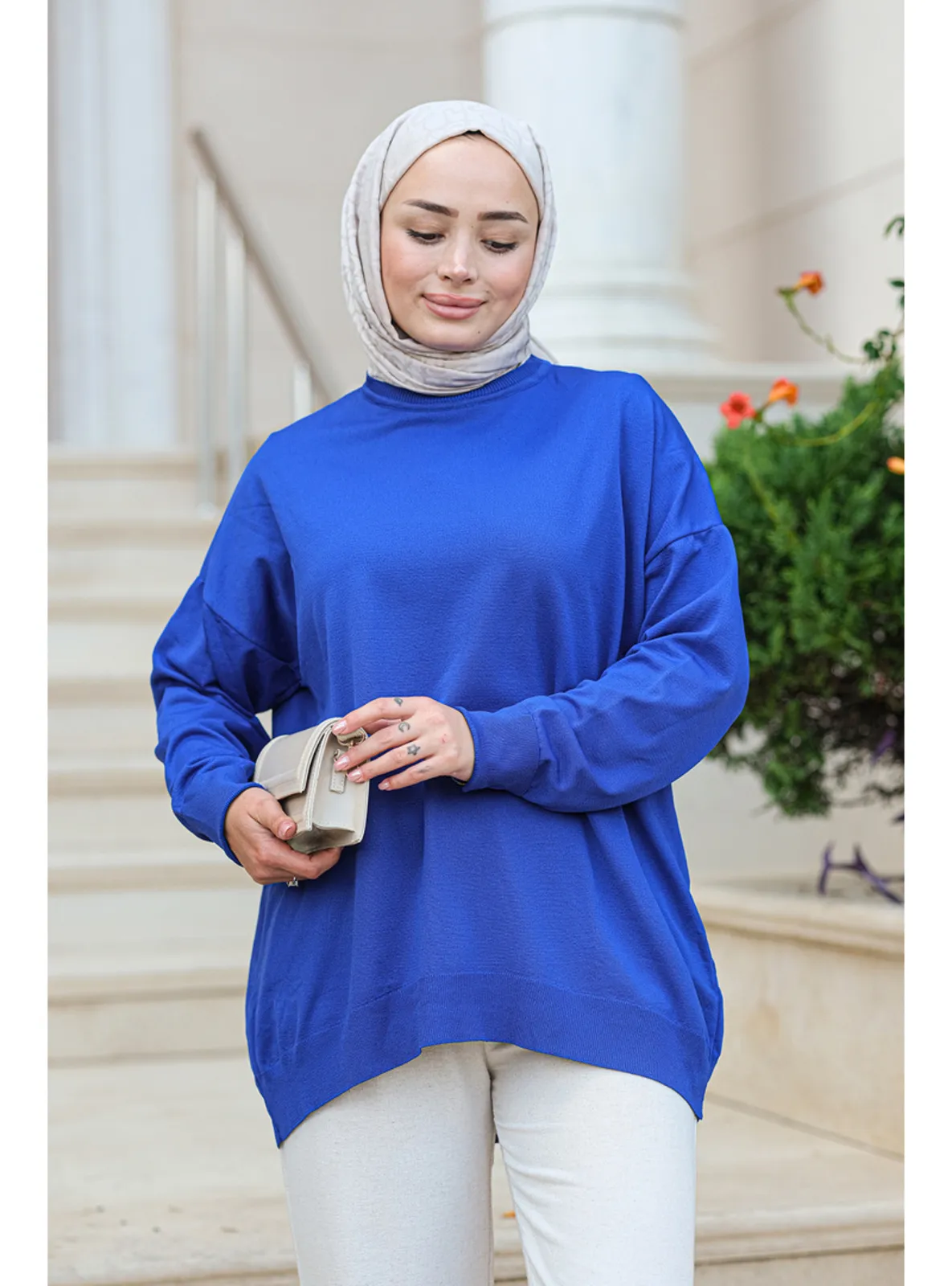 Saxe Blue - Knit Sweaters
