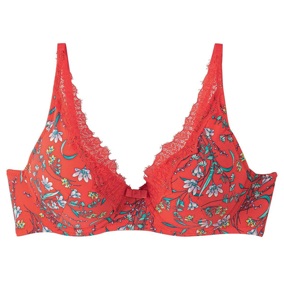 Soutien-gorge ampliforme coque moulée rouge Rouge | 3 Suisses