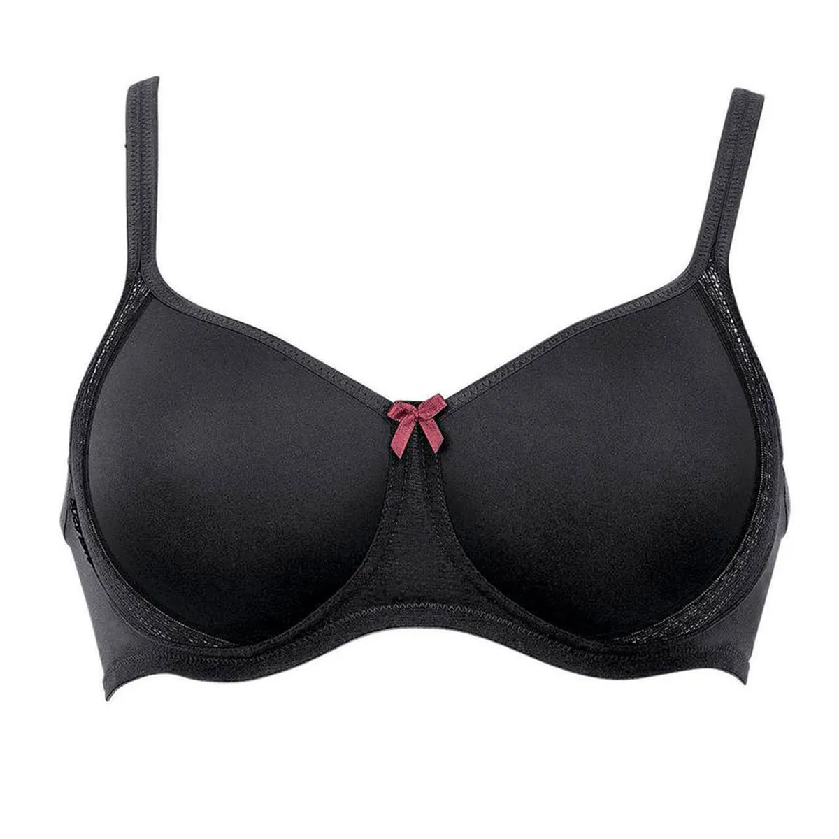 Soutien-gorge coque sans armatures Fleur noir de Rosa Faia