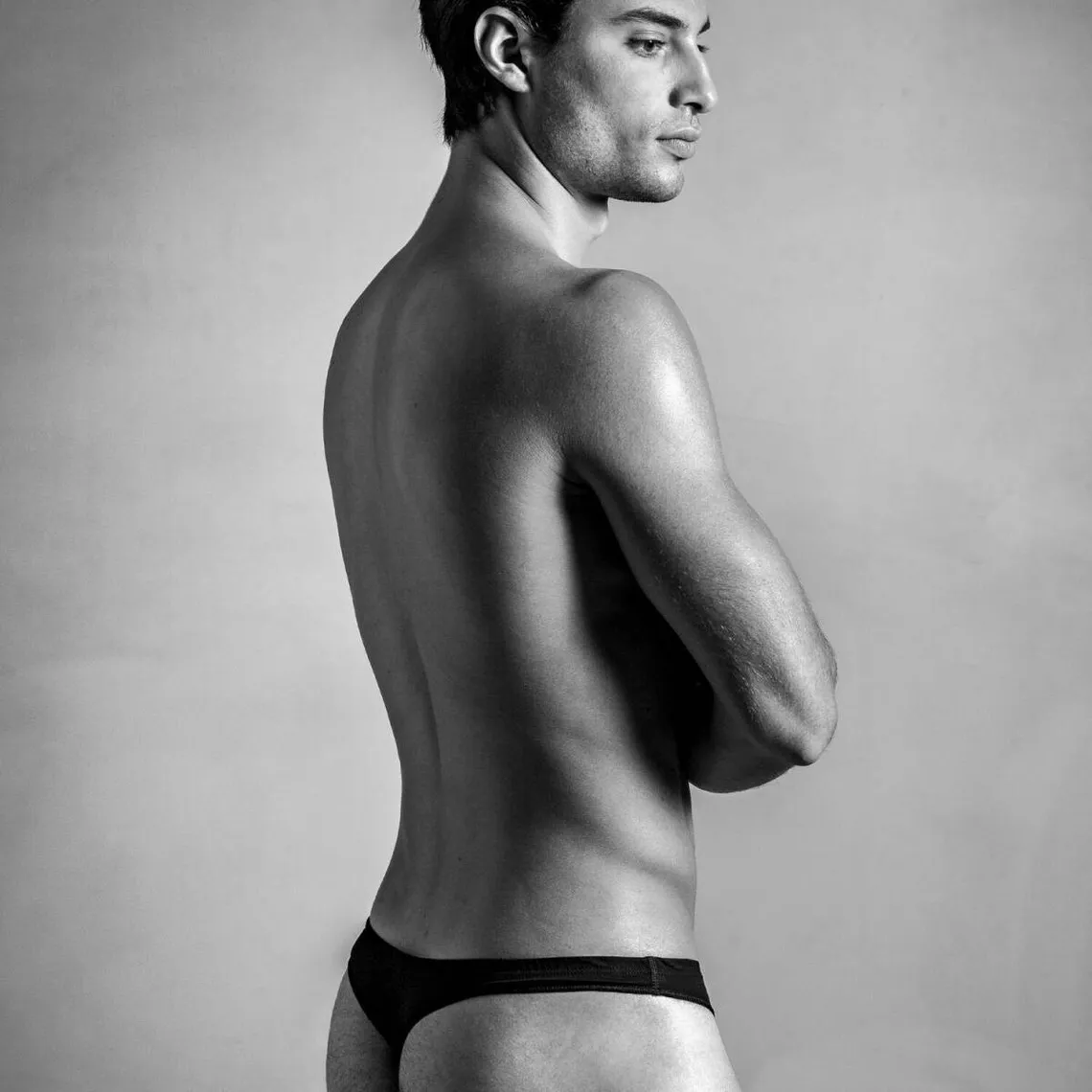 String noir en coton de la collection FREDDY G-String | 3 Suisses