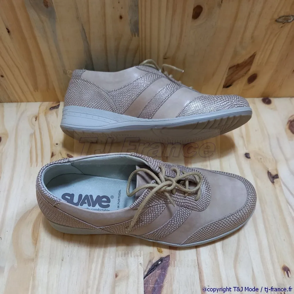 Suave 7517 Tennis femme confort avec semelle amovible - 