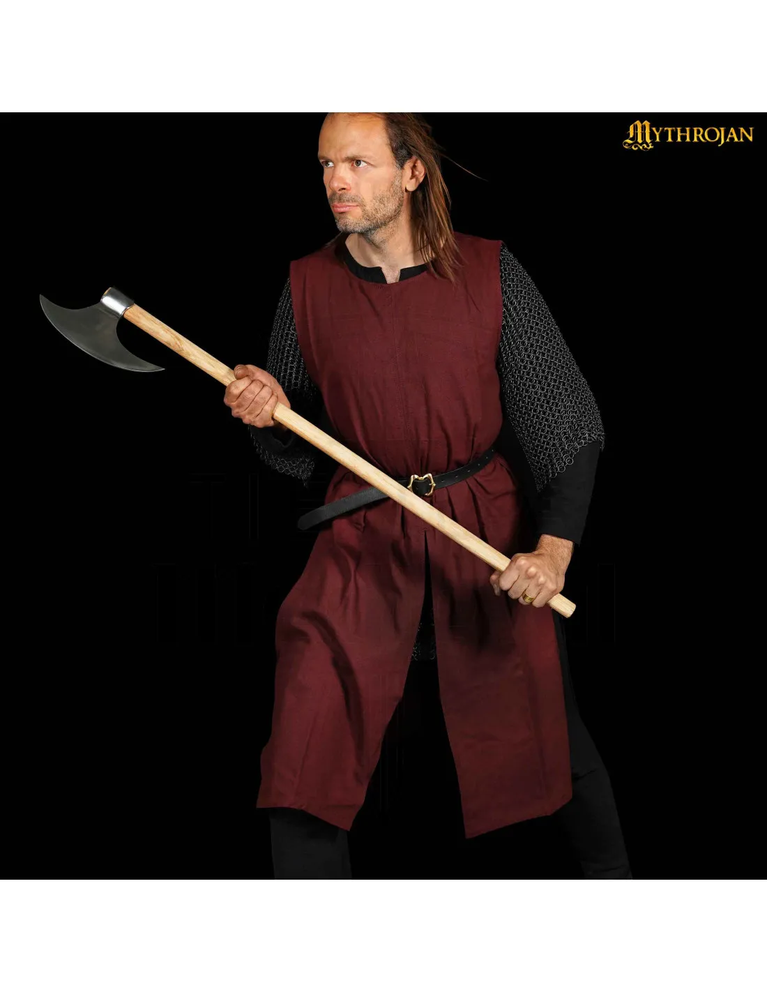 Tabard de guerrier viking médiéval, marron ⚔️ Boutique Épées