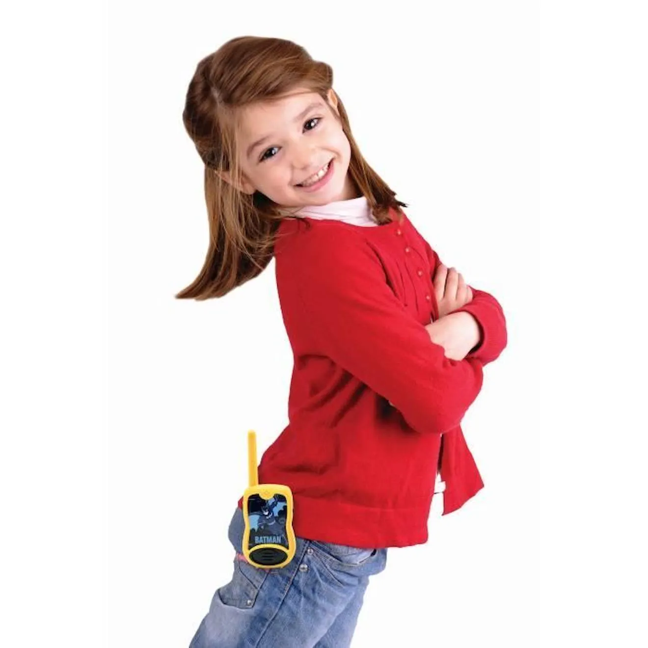 Talkies-Walkies Batman - LEXIBOOK - Portée 200m - Enfant - Garantie 2 ans noir - Lexibook