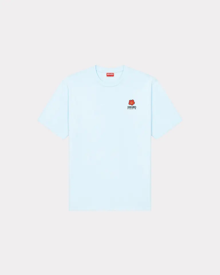 Tee-Shirt Boke Flower Crest Bleu Clair