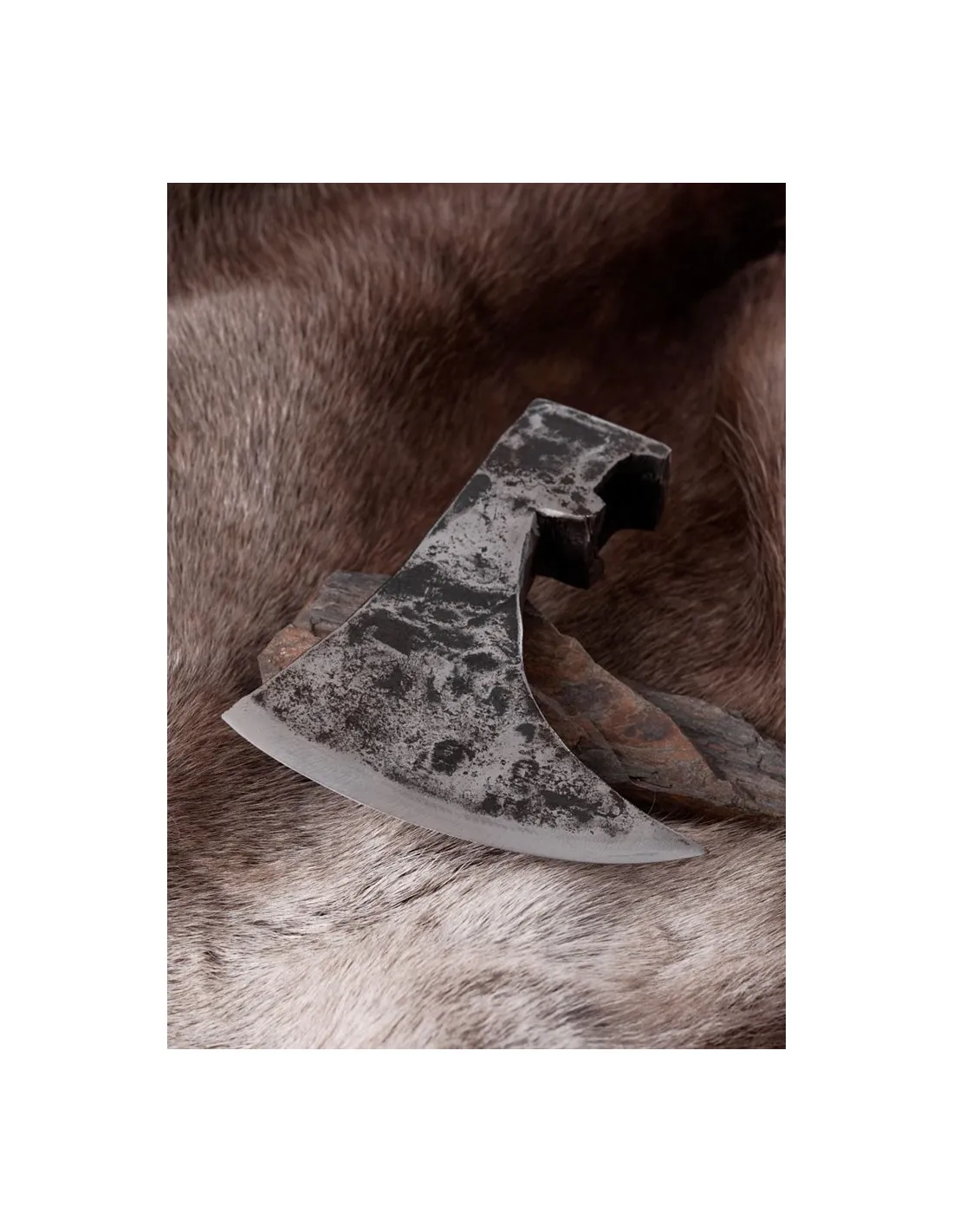 Tête de hache viking forgée à la main ⚔️ Boutique Épées