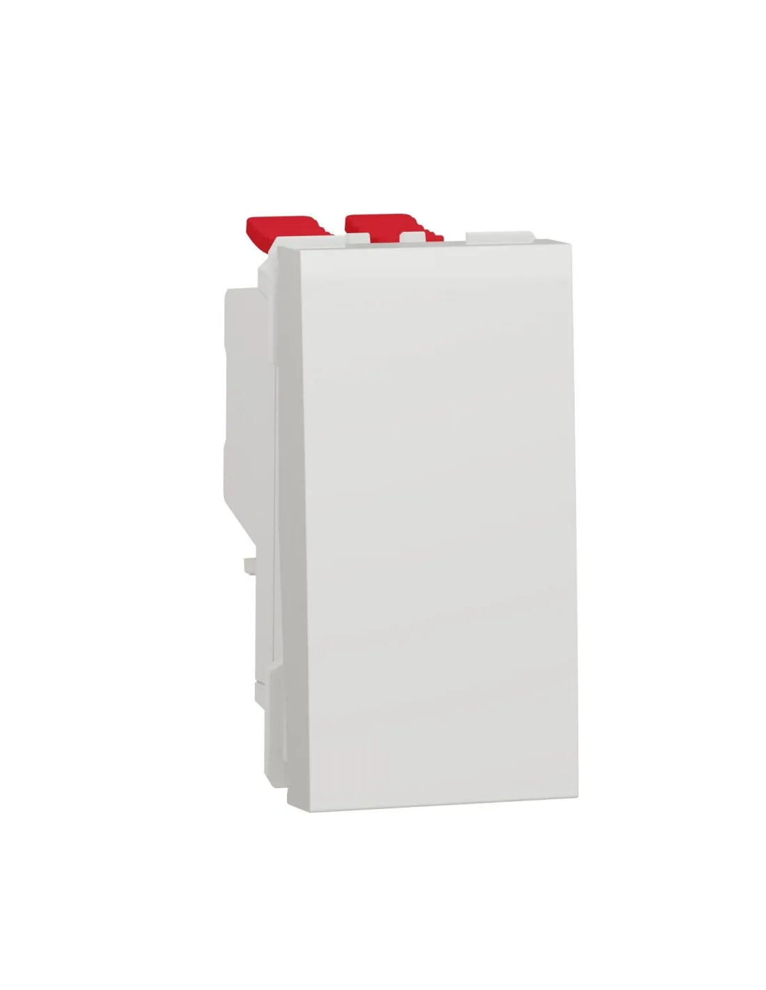 Unica permutateur 10A 250Vca 1 module Blanc mécanisme seul SCHNEIDER NU310518
