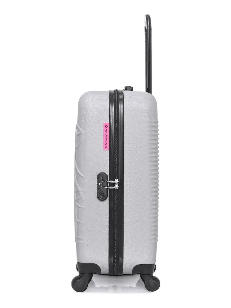 Valise Weekend ABS LULU BEAR CUBE-A 4 roues 60 cm - Gris