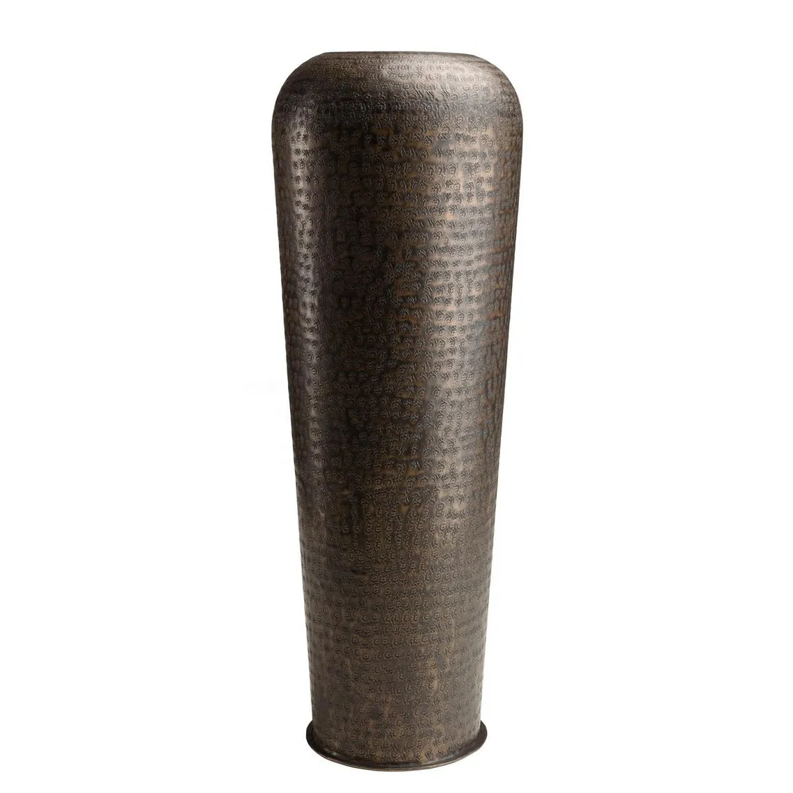 Vase alu couleur cuivre noir antique avec gravures HONORE | 3 Suisses