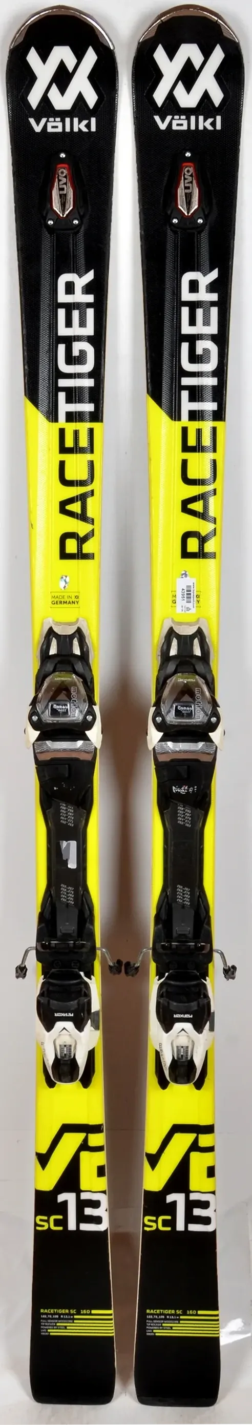 Vlkl RACETIGER SC black / yellow - skis d'occasion