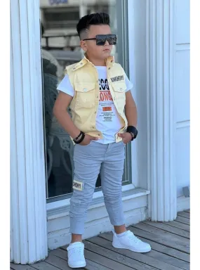 Yellow - Boys` Suit