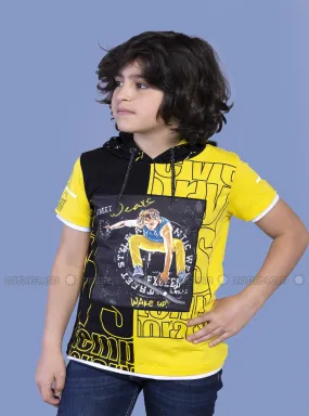 Yellow - Boys` T-Shirt